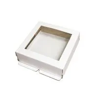 Коробка для торта 220х220х70 с окном