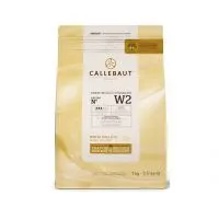 Шоколад белый в галетах 28% Callebaut 1 кг