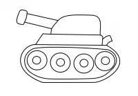 Форма "Танк 2" (9 cm (3,5 in))