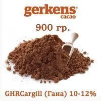 Какао-порошок алкализованный 10-12% Gerkens cacao GHR (Cargill, Гана) 900 гр.
