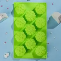 Форма для выпечки 11 ячеек "Новый год.Снежинки" 30х17,5х3,5 см