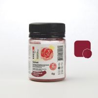 Velvet 08 вишневый, пыльца матовая для декор. (6г) KREDA