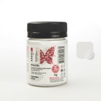 Metallic 11 серебро, пыльца блестящая для декор. (6г) KREDA