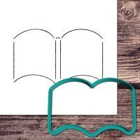 Трафарет+форма "Книга"