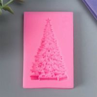 Молд силикон "Ёлочка с подарками" 8х5х0,8 см