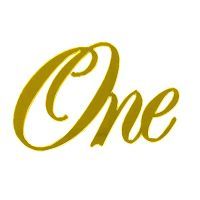 Топпер "One" акриловый 