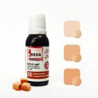 Arcol-gel 05 коричневый с ароматом карамели, арома-краситель пищевой 20мл