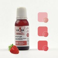 Arcol-gel 03 красный с ароматом клубники, арома-краситель пищевой 20мл