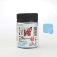 Metallic 05 голубой, пыльца блестящая для декор. (6г) KREDA