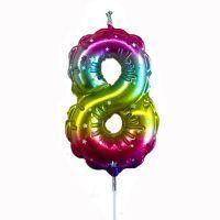Свеча - цифра "8" Воздушный шарик 6 см
