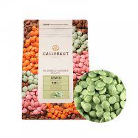Зеленый шоколад со вкусом лимона Callebaut 2,5кг