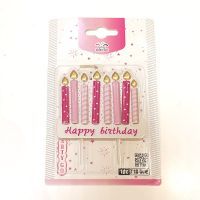 Cвечки Happy Birthday в ассортименте 1 шт. (7*10,5 см)