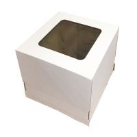 Коробка для торта 320x320x350 с окном
