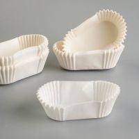Капсула бумажная, форма овал, белая, 30х65х22,5 мм, 25 шт