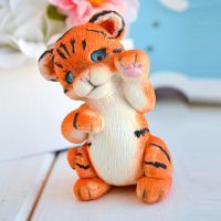 Силиконовая форма "Тигр с лапой"