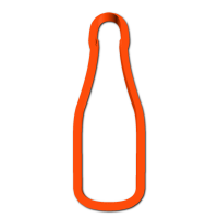 Форма «Бутылка шампанского» (9 cm (3,5 in))