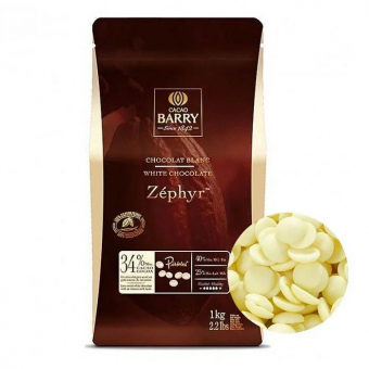 Шоколадный белый Cacao Barry Zephyr 34% 1 кг
